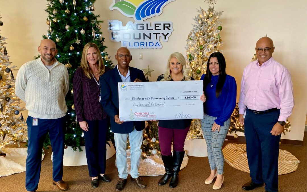 Flagler County staff raise $4,500 for ‘Christmas with Community Heroes’