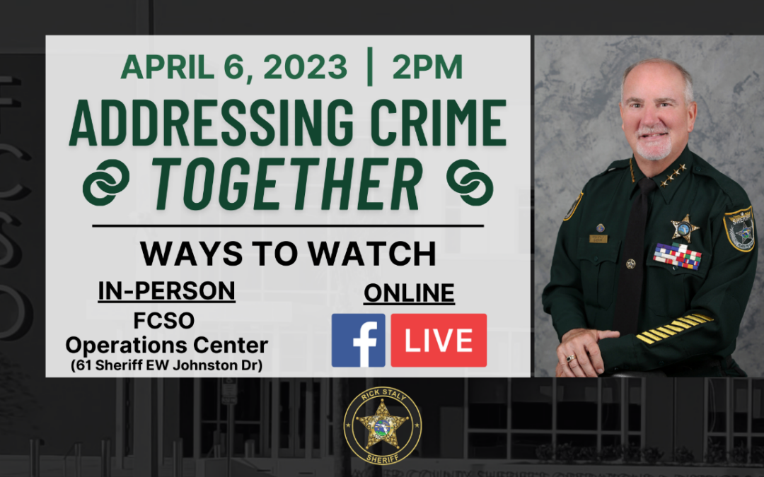 Sixth Annual Addressing Crime Together Community Meeting to be Held by Sheriff Staly