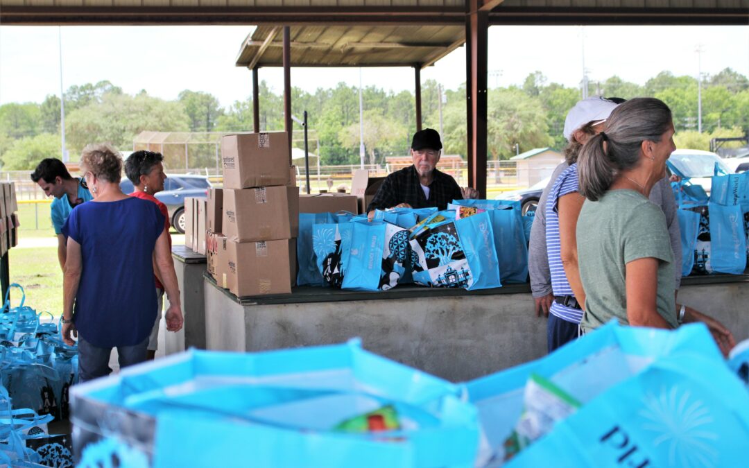 Flagler Spring Fling Outreach’ Delivers Haircuts, Thousands of Pounds of Food to 90 Families