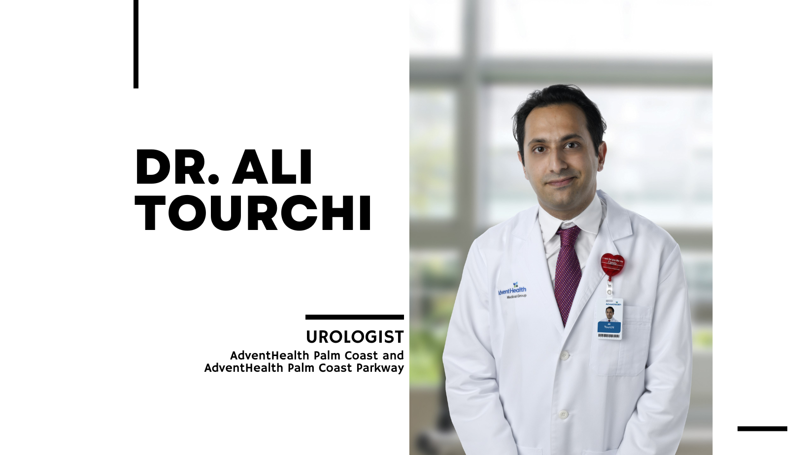 Urologist Dr. Ali Tourchi Joins AdventHealth in Flagler County