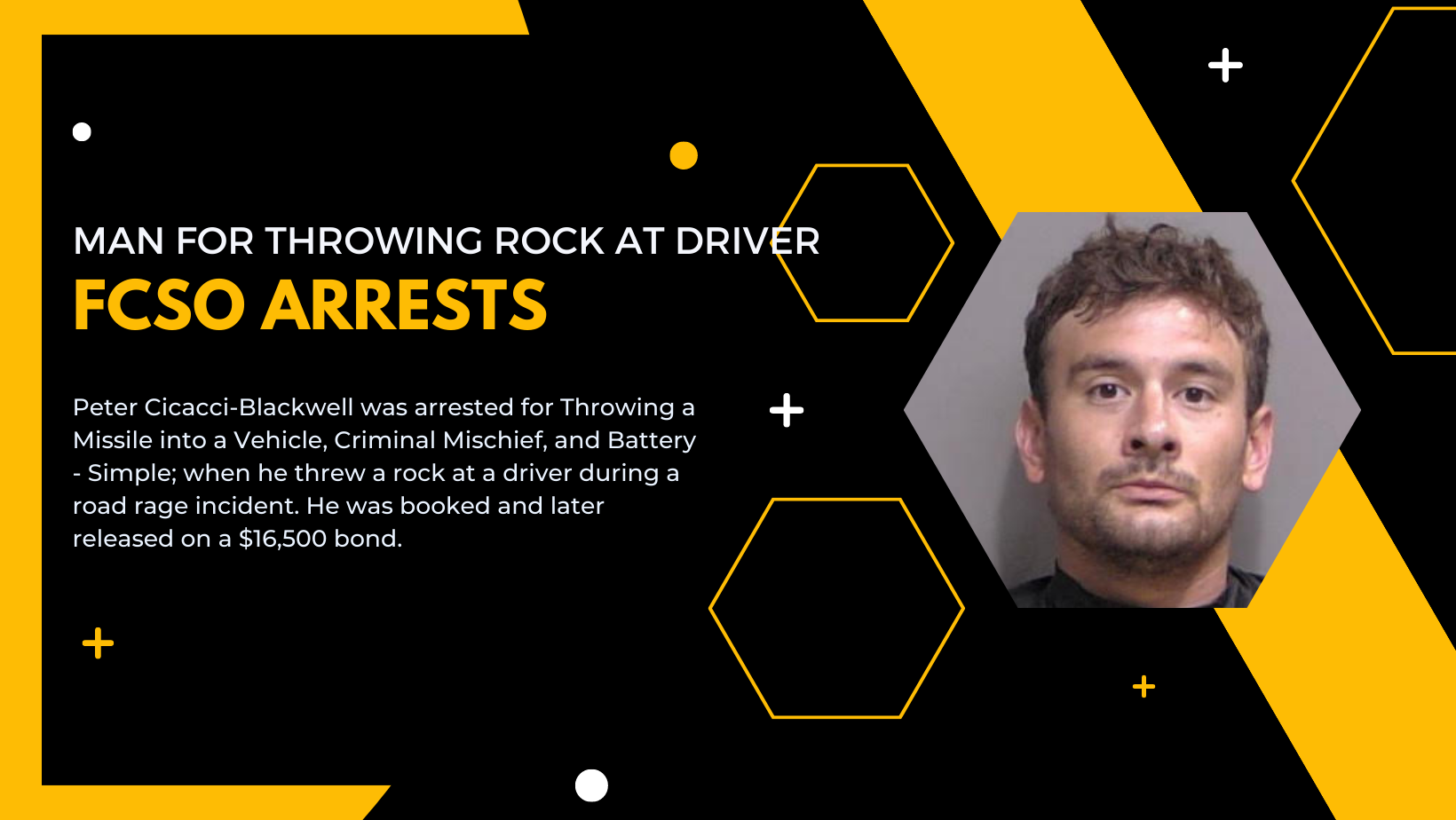 FCSO Arrests Driver After Throwing Rock During Road Rage Incident ...