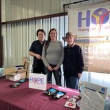 Flagler county Drug Court volunteers at an event booth