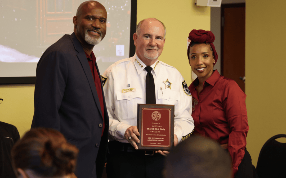 Sheriff Staly Recognized for Leadership and Community Engagement by Bethune-Cookman University