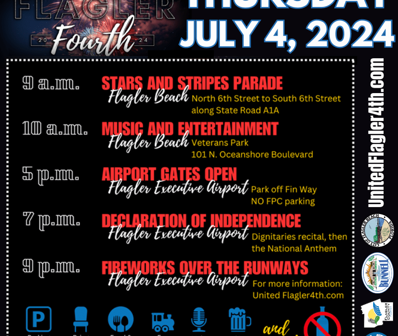 Join the United Flagler 4th Community Celebration on July 4, 2024