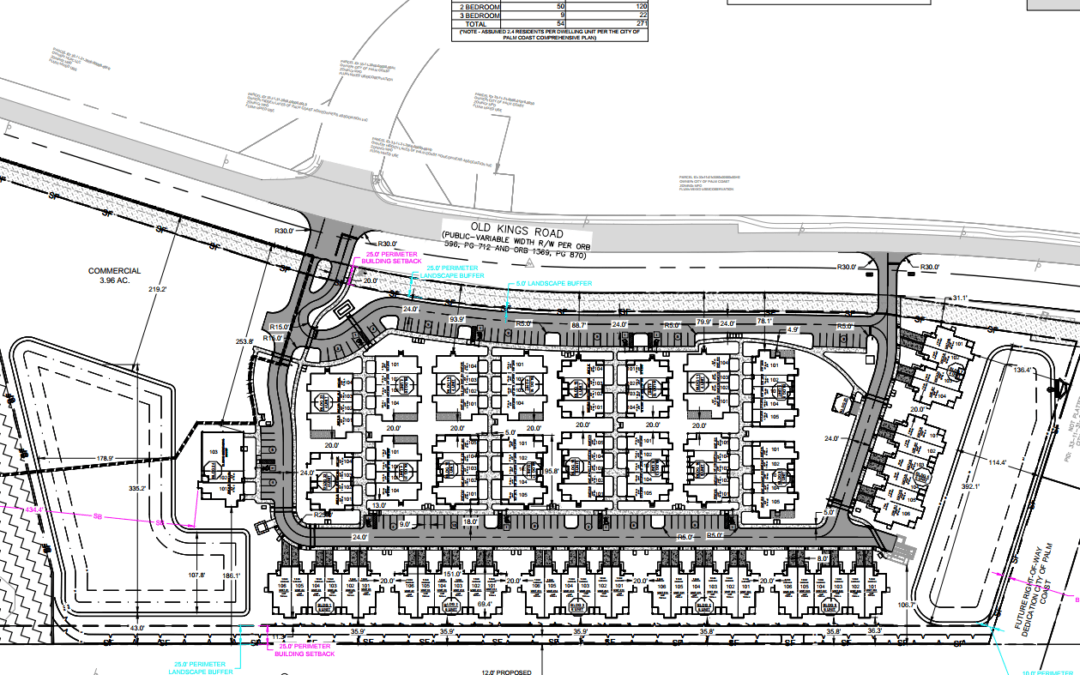 A blueprint of a building